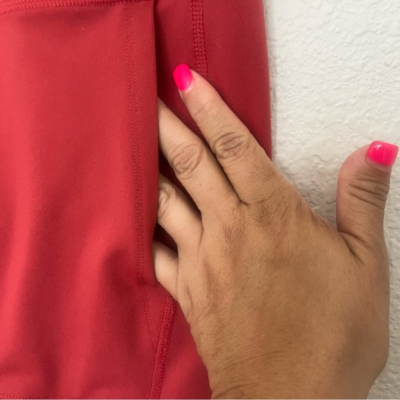 Red orange  Cargo Pants old navy medium petite - Picture 4 of 11